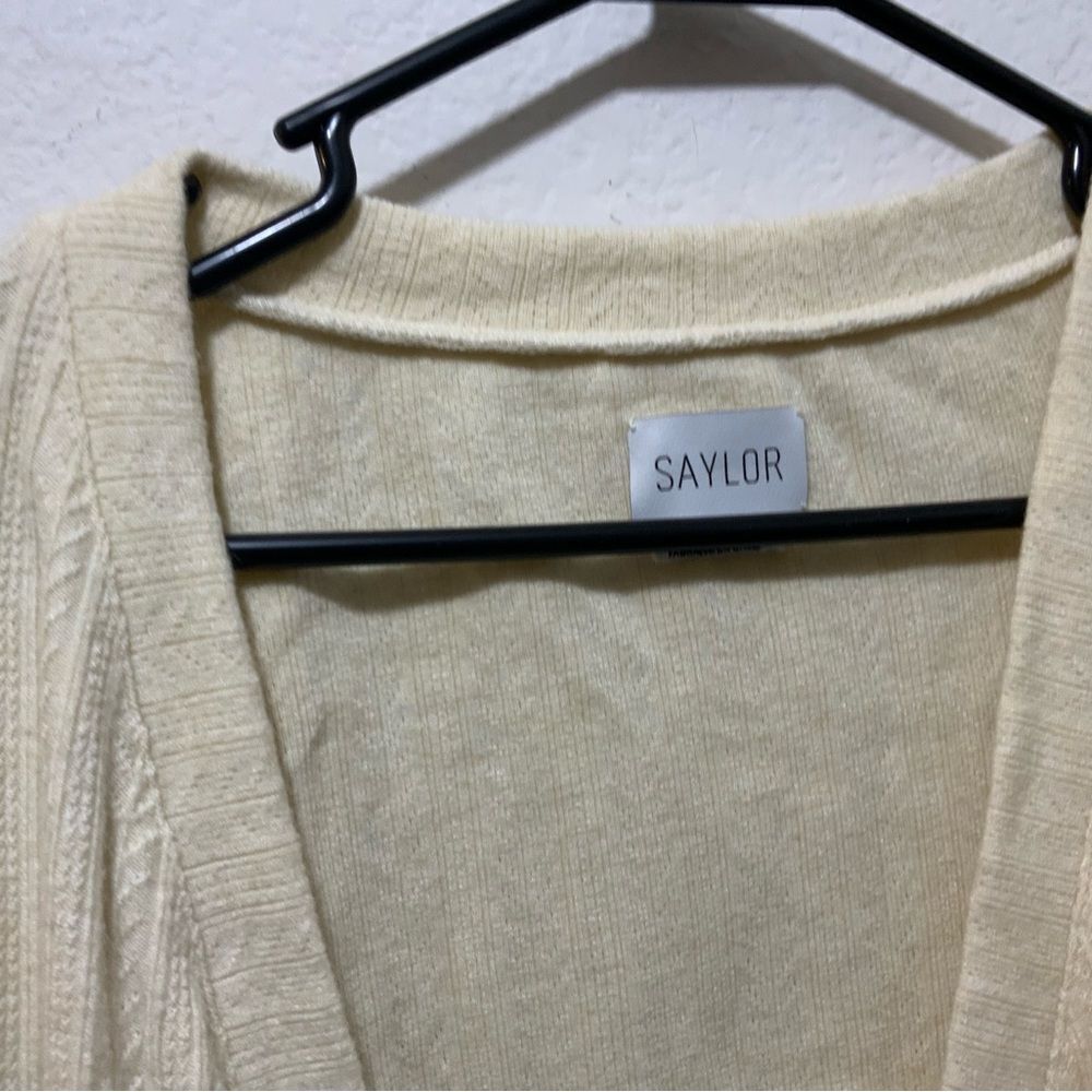 SAYLOR Tirzah Sweater Dress in Ivory XS - Picture 5 of 14